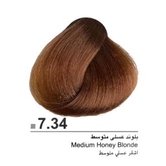 رنگ مو بلوند عسلی متوسط 7.34 دوماسی 120 میل