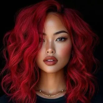 شامپو رنگ تونیکا 6.55 قرمز آتشین 150 میل – رنگساژ موقت فانتزی قرمز درخشان برای موهای دکلره‌شده، فاقد آمونیاک و بدون اکسیدان.