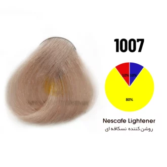رنگ مو روشن کننده نسکافه ای شماره 1007 تونی 100 میل