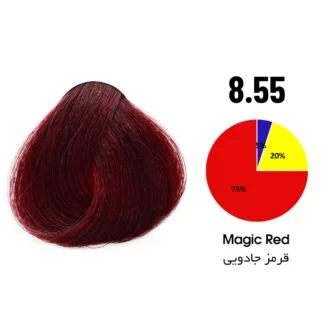رنگ مو قرمز جادویی شماره 8.55 تونی 100 میل