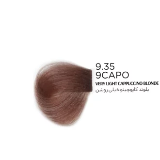 رنگ مو بلوند کاپوچینو خیلی روشن شماره 9.35 بیول 100 میل