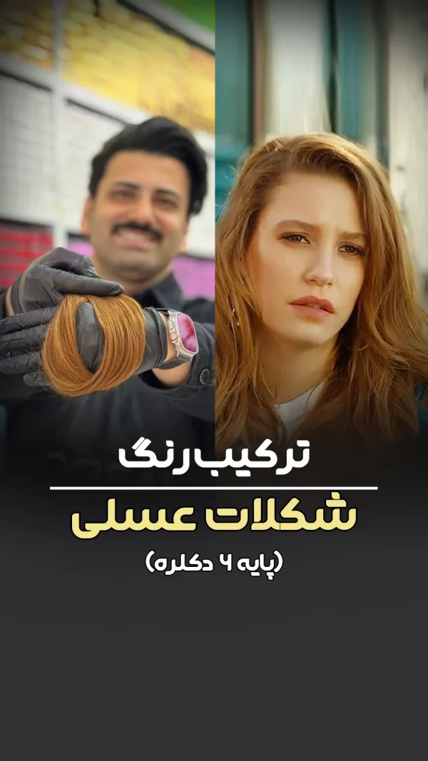 فرمول ترکیب رنگ شکلات عسلی پایه ۶