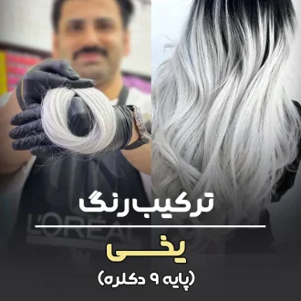 فرمول ترکیب رنگ یخی پایه ۹