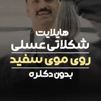 ترکیب رنگ هایلایت شکلات عسلی