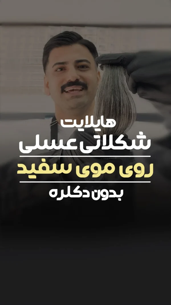 ترکیب رنگ هایلایت شکلات عسلی