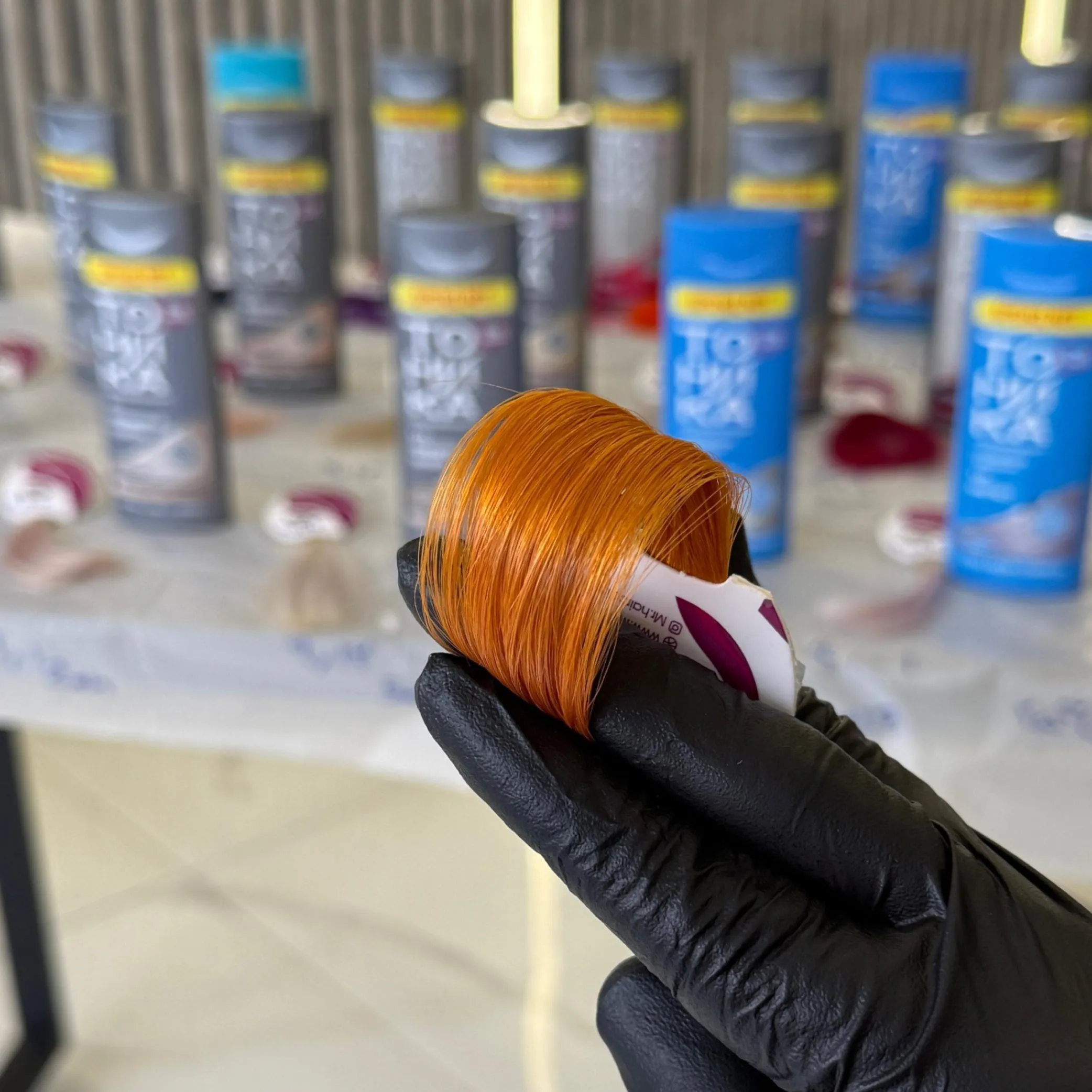 تصویر شامپو رنگ تونیکا 6.5 پرتقالی