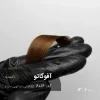 نتیجه نهایی ترکیب رنگ موی آفوگاتو (شکلاتی تنباکویی سرد) با ظاهر مات و یکدست روی موی دکلره شده.