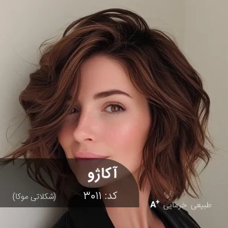 ترکیب رنگ آکاژو (شکلاتی موکا) کد 3011