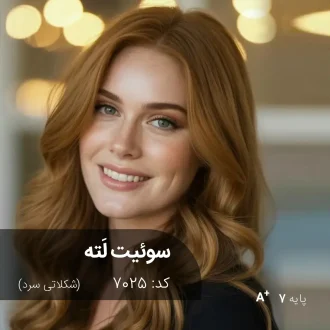 ترکیب رنگ سوئیت لَته (شکلاتی سرد) کد 7025