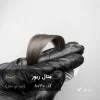 رنگ موی مِتال ریوِر نقره ای متال روی موهای پایه دکلره 8 با جلوه براق و فلزی
