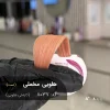 رنگ موی هلویی مخملی کاراملی هلویی روی موهای پایه دکلره 8 با درخشندگی طبیعی