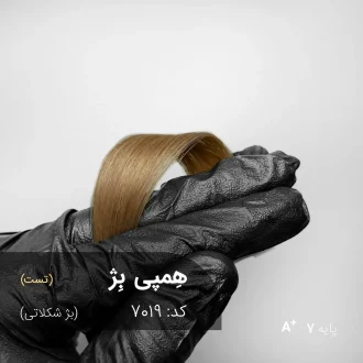 هِمپی بِژ (بژ شکلاتی) رنگ موی ترکیبی آماده با تناژ بژ شکلاتی و پایه دکلره 7