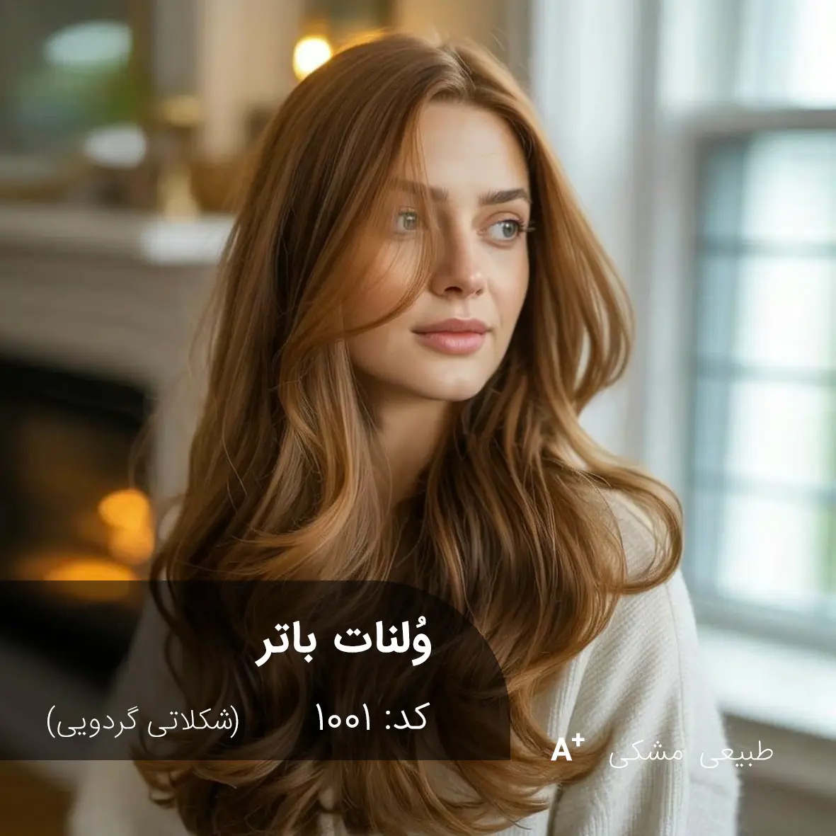 ترکیب رنگ وُلنات باتر (شکلاتی گردویی) کد 1001 وُلنات باتر (شکلاتی گردویی) رنگ موی ترکیبی مخصوص موهای مشکی طبیعی
