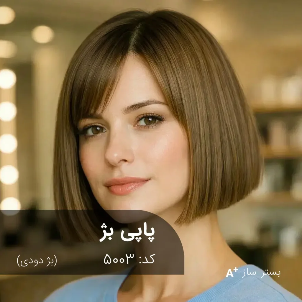 پاپی بژ 5003-بستر ساز با تناژ بژ دودی و پک کامل رنگ مو