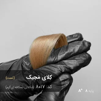 رنگ موی کلای مجیک شکلاتی نسکافه ای گرم روی موهای پایه دکلره 8 با درخشندگی طبیعی