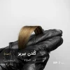 رنگ مو گلدن بیریز بیسکویتی با تناژ بژ گرم و بازتاب طلایی روی پایه 7دکلره