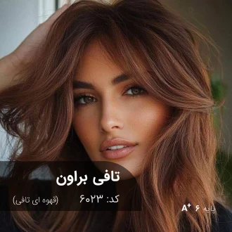 ترکیب رنگ تافی براون (قهوه ای تافی) کد 6023