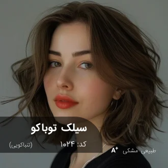 بسته بندی ترکیب رنگ سیلک توباکو (تنباکویی) برند آقای رنگ مو به همراه اکسیدان و اقلام پک هدیه
