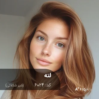 ترکیب رنگ لته (شیر شکلاتی) کد 6024